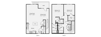 Floor plan at Dublin Station by Windsor, Dublin, CA, 94568