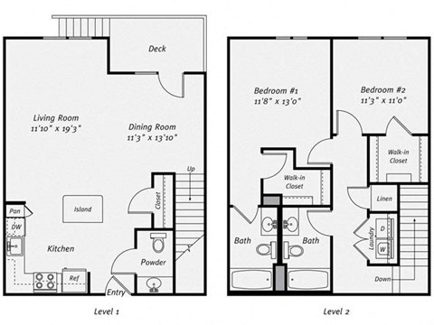 Floor plan at Dublin Station by Windsor, Dublin, CA, 94568