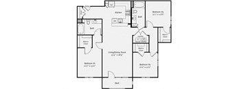 Floor plan at Dublin Station by Windsor, Dublin, CA, 94568