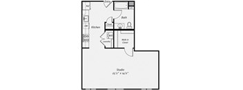 Floor plan at Dublin Station by Windsor, Dublin, CA, 94568