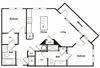 B1 2 Bed 2 Bath Floor Plan B1 2 Bed 2 Bath Floor Plan at Elevate West Village, Smyrna, GA, 30080