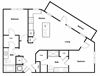 B4 2 Bed 2 Bath Floor Plan B4 2 Bed 2 Bath Floor Plan at Elevate West Village, Smyrna, Georgia