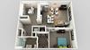 One Bed One Bath Floor Plan One Bed One Bath Floor Plan at Edison on the Charles, Waltham