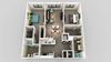 2 Bedroom 2 Bathroom Floor Plan 2 Bedroom 2 Bathroom Floor Plan at Edison on the Charles, Waltham