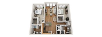 Floor plan at Element 47 by Windsor, 2180 N. Bryant St., 80211
