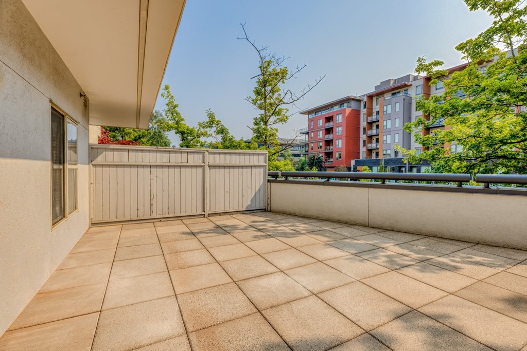Private Balcony at Tera Apartments, 528 Central Way, WA
