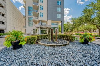 Parking and valet area