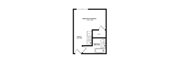 bedroom floor plan | apartments for rent in brookhaven ga | the mille brook