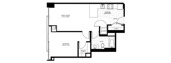 Floorplan at Flair Tower