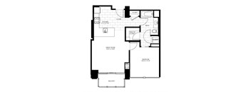 Floor plan at Flair Tower
