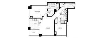 Floor plan at Flair Tower
