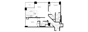 Floor plan at Flair Tower