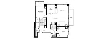 Floor plan at Flair Tower