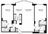 Flatiron floor plan Flatiron floor plan at Windsor at Mariners, Edgewater, NJ