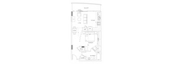 Floorplan at Glass House by Windsor