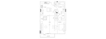 Floorplan at Glass House by Windsor