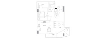 Floorplan at Glass House by Windsor