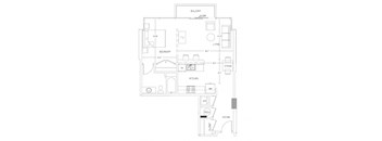 Floorplan at Glass House by Windsor