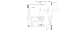 Floorplan at Glass House by Windsor