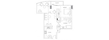 Floorplan at Glass House by Windsor