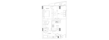 Floorplan at Glass House by Windsor