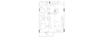 Floorplan at Glass House by Windsor