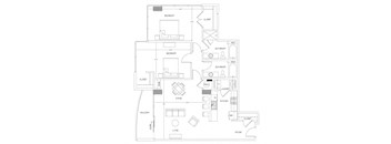 Floorplan at Glass House by Windsor