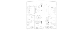 Floorplan at Glass House by Windsor