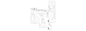 Floorplan at Glass House by Windsor
