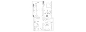 Floorplan at Glass House by Windsor
