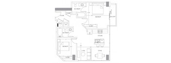 Floorplan at Glass House by Windsor