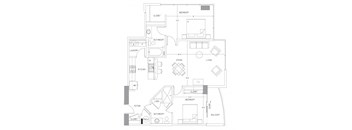 Floorplan at Glass House by Windsor