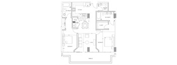 Floorplan at Glass House by Windsor