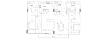 Floorplan at Glass House by Windsor