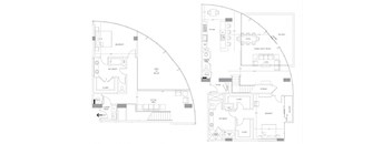 Floorplan at Glass House by Windsor