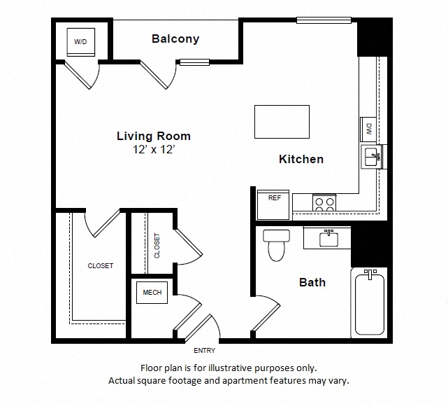 Gracie Manhattan floor plan at The Manhattan Tower and Lofts, Denver, CO