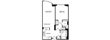 Greenwich floor plan at Windsor at Mariners, Edgewater, NJ