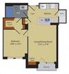 Floorplan at Halstead Tower by Windsor, 4380 King Street, VA 22302