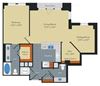 Floorplan at Halstead Tower by Windsor, 4380 King Street, VA 22302