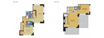 Floorplan at Halstead Tower by Windsor, 4380 King Street, VA 22302