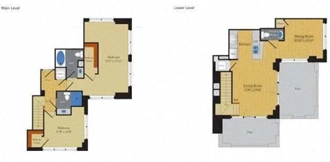 Floorplan at Halstead Tower by Windsor, 4380 King Street, VA 22302