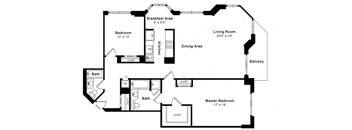Hamilton floor plan at Windsor at Mariners, 100 Tower Dr., Edgewater
