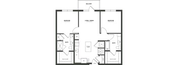 a floor plan of a home
