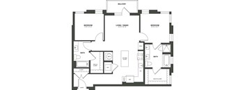 a floor plan of a home