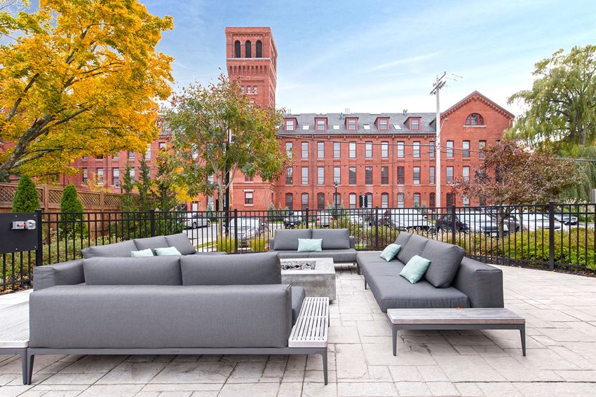 Outdoor Lounge Outdoor Lounge at Windsor Radio Factory, Melrose, 02176