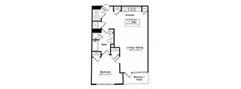 Floor plan at IO Piazza by Windsor