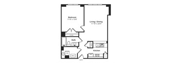Floor plan at IO Piazza by Windsor