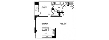 Floor plan at IO Piazza by Windsor