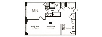 Floor plan at IO Piazza by Windsor