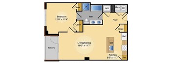 Floor plan at IO Piazza by Windsor